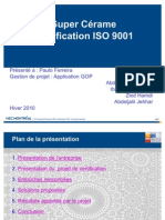 Travail ISO 9001