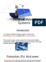 PV-Wind Hybrid Systems