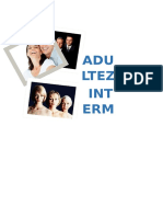 Adultez Intermedia Trabajo