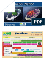 Tabla de Cultivo Floranova GHE