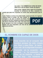 El Hombre Es Capaz de Dios