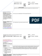 USF Elementary Education Lesson Plan Template (S 2014) Schwarz