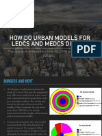 Urban Model Comparaison Between MEDC and LEDC