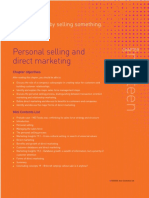 Chapter Nineteen - Personal Selling and Direct Marketing