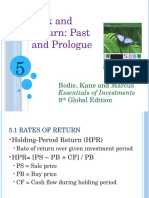 Risk and Return: Past and Prologue: Bodie, Kane and Marcus 9 Global Edition