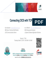 Connecting CICS With TCP