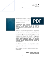 Derechos de Los Accionistas Minoritaros en El Perú