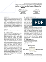 Design and Simulation of DAC On The Basis of Capacitor Array