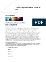 Gearmotors: Achieving The Perfect Motor & Gearbox Match: Deeper Insights