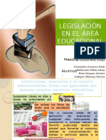 Legislacion en El Area Educacional