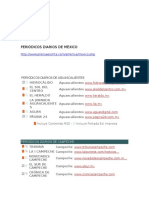 Periódicos Diarios de México