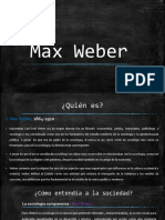 Presentacion Max Weber PDF