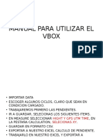 Manual para Utilizar El Vbox