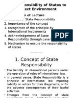 State Responsibility To Protect Environment