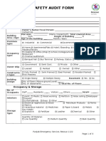 Safety Audit Form Formet