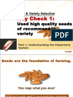 Variety and Seed Selection