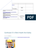 Whs Certificate IV