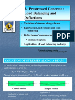 Prestressed Concrete: Load Balancing and Deflections