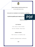 Auditoria de Gestion