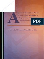 A Linguistic Analysis of Some Problems of Arabic-English Translation of Legal Texts - Facebook Com LibraryofHIL PDF