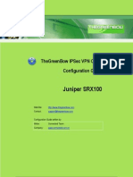 Juniper SRX Series & GreenBow IPSec VPN Client Software Configuration (English)