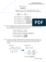 Tutorial # 1 - Kinetics