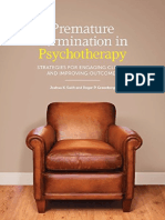 Premature Termination in Psychotherapy