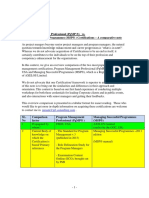 PGMP Vs MSP A High Level Comparison Note