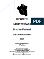 Directorio Industridata Distrito Federal PDF