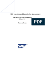 ICM Incentive and Commission Management SAP ERP Central Component