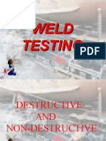 Destructive and Non Destructive Testing