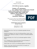 United States v. Dinome, Salvatore Mangialino, Anthony Senter, Joseph Testa, Ronald Ustica, Carlo Profeta, A/K/A Carlos A/K/A Carmello, Douglas Rega, Judith May Hellman, Wayne Hellman, and Sol Hellman, 954 F.2d 839, 2d Cir. (1992)