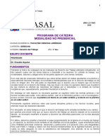 Programa Derecho Del Trabajo Word