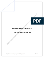 Power Electronics Lab Manual