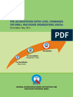 Guidebook For Preacc Entrylevelstandards SHCO