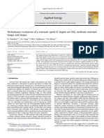 Performance Evaluation of A Constant Speed IC Engine On CNG, Methane Enriched PDF