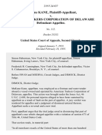 Makane Kane v. American Tankers Corporation of Delaware, 219 F.2d 637, 2d Cir. (1955)