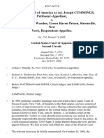 United States of America Ex Rel. Joseph Cummings v. John L. Zelker, Warden, Green Haven Prison, Stormville, New York, 455 F.2d 714, 2d Cir. (1972)