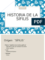 Historia de La Sifilis