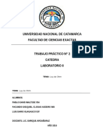 Trabajo Practico 2 - Ley de Ohm