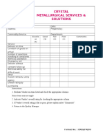 Vendor Performance Evaluation Form