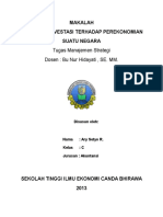 MAKALAH Pengaruh Investasi Terhadap Pertumbuhan Ekonomi