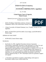 United States v. Electrodyne Systems Corporation, 147 F.3d 250, 3rd Cir. (1998)