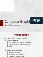 Computer Graphics Ii: Opengl Introduction