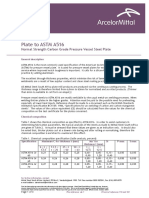 Plate To ASTM A516: Normal Strength Carbon Grade Pressure Vessel Steel Plate