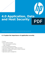 Application, Data and Host Security