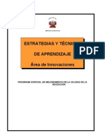 Estrategia de Tecnicas y Aprendizajes