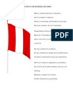 Acrostico de Bandera Del Peru