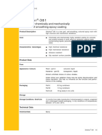 Sikafloor - 381: 2-Part Highly Chemically and Mechanically Resistant Self Smoothing Epoxy Coating