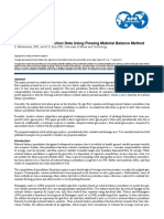 Analysis of Gas Production Data Using Flowing Material Balance Method